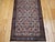 Textile Vintage Persian Malayer Runner Rug, Hand-Knotted Wool, Geometric Pattern, 3x9, Ivory & Blue For Sale - Image 7 of 13