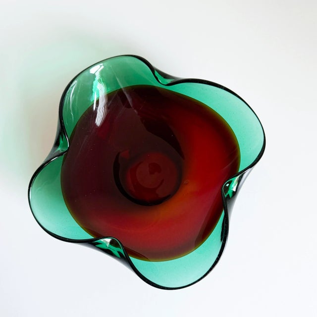 1960s Murano Bowl, Flavio Poli Attributed For Sale In Sacramento - Image 6 of 9