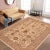 "Enhance the ambiance of your home with this magnificent Persian-influenced Turkish hand-knotted rug made by skilled...