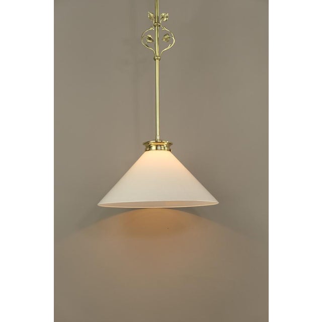 Viennese Hanging Lamp, Austria, 1920s For Sale - Image 4 of 9