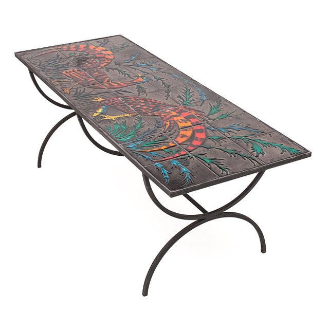 Vintage Ceramic Coffee Table, 1950s For Sale - Image 11 of 11