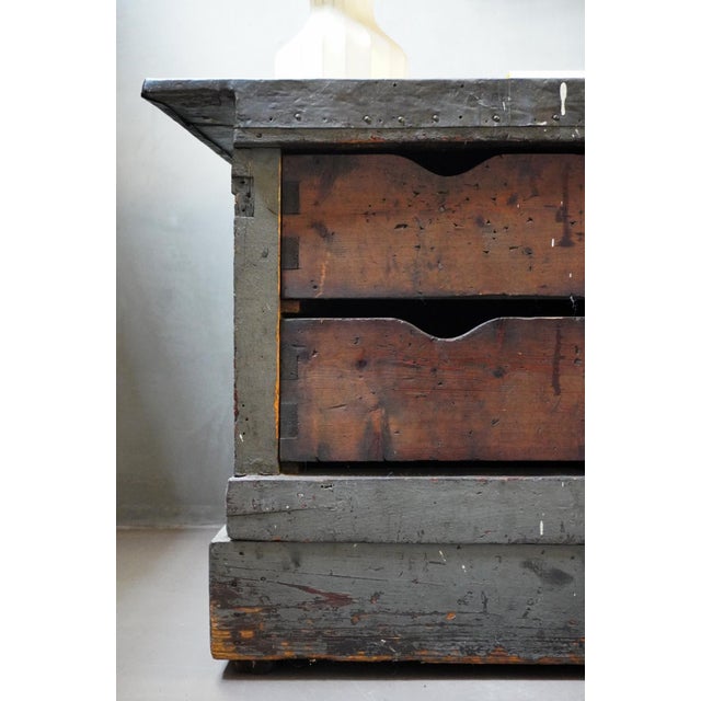 Industrial Wooden Sideboard, 1900s For Sale - Image 5 of 18