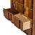 Lane Staccato Brutalist Mid Century Walnut Armoire Dresser For Sale - Image 9 of 11