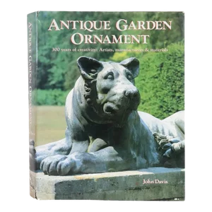 Vintage Antique Garden Ornament by John P. S. Davis First Edition Book