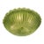Green Murano Glass Chandelier Italian White Graniglia" Budino" Flush Mount in 70' Style For Sale