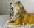 Ceramic Large Antique Handmade Terracotta Pottery Italian Lion Majolica Sculpture Statue For Sale - Image 7 of 16