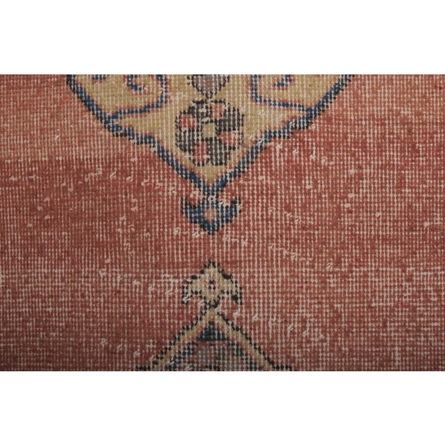 Mid-Century Modern 1960s Hand-Knotted Anatolian Konya Runner - Stair Carpet 23'7' X 12'5'' For Sale - Image 3 of 12