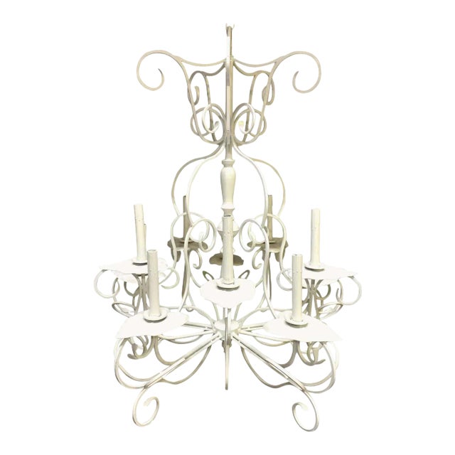 Mid 20th Century Lily Pad Chandelier For Sale