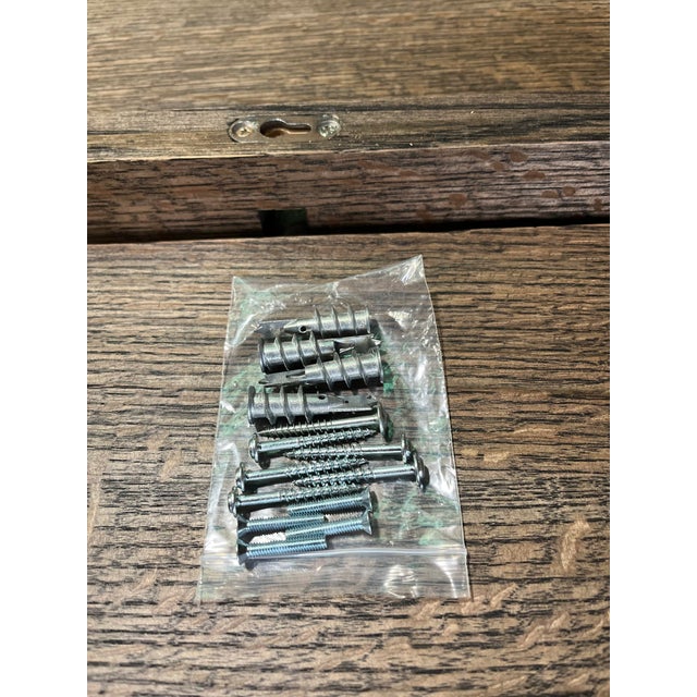 2020s Floating Shelving Unit | Still Life Floating Shelf in Dark Stained Oak For Sale - Image 5 of 6