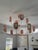 Oversized LED Copper Finish Chandelier in perfect condition for sale. The light is made in Italy from famed MM Lampadari...