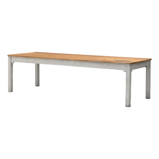 Pine Dining Table, 1880s For Sale