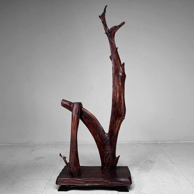 Japanese Wabi Sabi Wooden Decoration, 1940s For Sale - Image 13 of 14