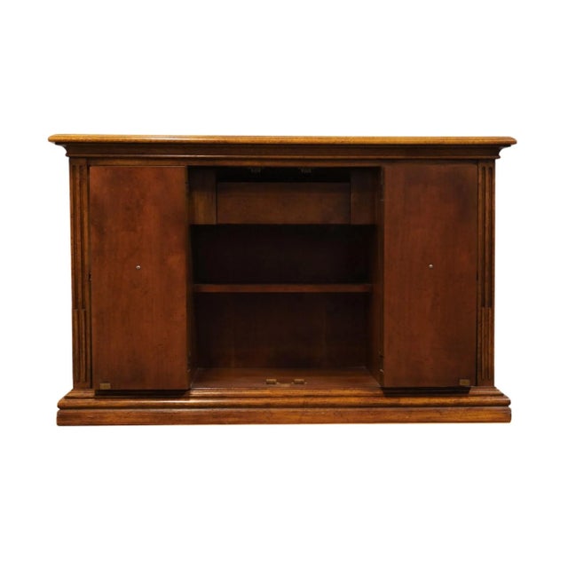 Late 20th Century American Furniture Co. Italian Neoclassical Tuscan Style 51" Server Buffet For Sale - Image 5 of 11