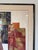 Metal 1970's Carol Dueno Mixed Media Modernist Abstract Painting, Framed For Sale - Image 7 of 13