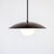 Modern Dome Pendant Light, Black, 23.25in H, 5 Inch Glass Globe, by Research.Lighting, Modern, Minimal Hanging Light For Sale - Image 3 of 7