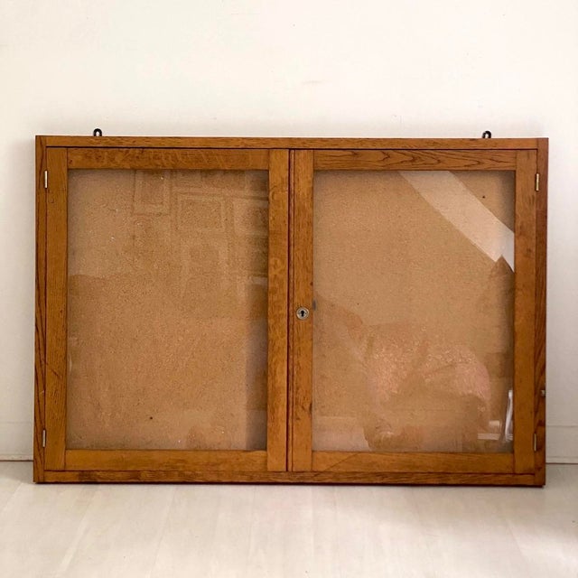 Vintage Bulletin Board, 1950s, in Good conditions. Designed 1950 to 1959