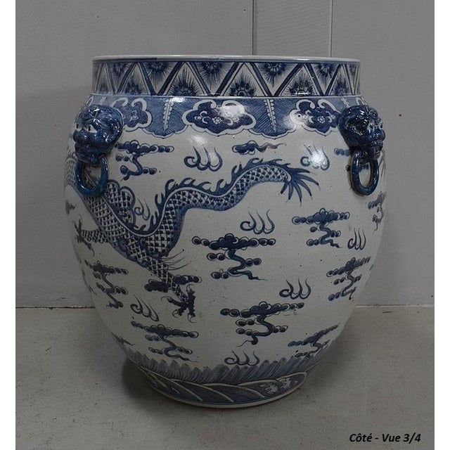 Large Chinese Ceramic Vase, 1950s For Sale - Image 17 of 18