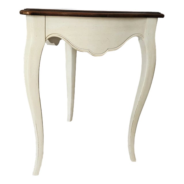 Ethan Allen Country French Triangle Table For Sale