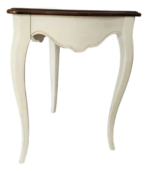 Ethan Allen Country French Triangle Table