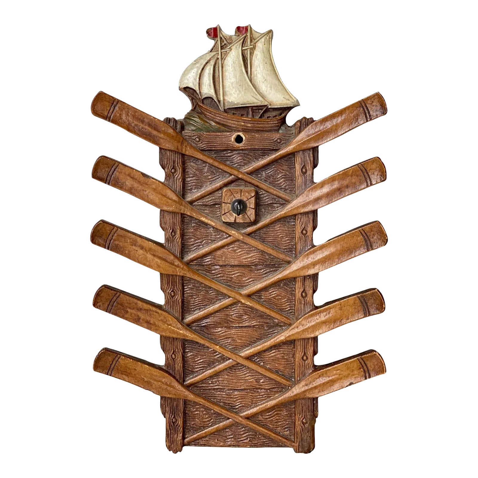 Vintage Traditional Galleon Ship Wall Hanging Sculptural Hook Chairish