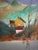 Jean Paul Ferron Signed French Landscape Painting, 31” Square For Sale In Houston - Image 6 of 7