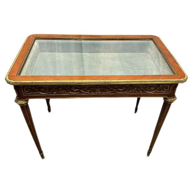 19th Century Napoleon III Display Cabinet with Bronze Ornaments, France, 1850s For Sale - Image 11 of 11