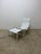 Toussaint and Angeloni White Leather Lounge Chair and Footrest for Matteo Grassi For Sale - Image 15 of 17