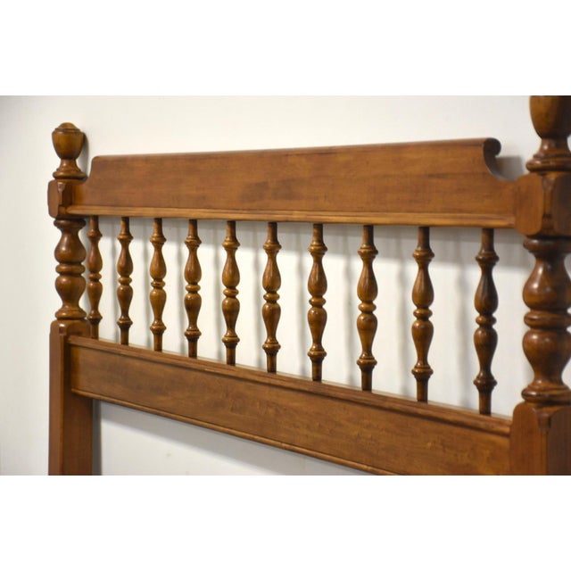 Ethan Allen Heirloom Collection Solid Maple Queen Headboard Chairish