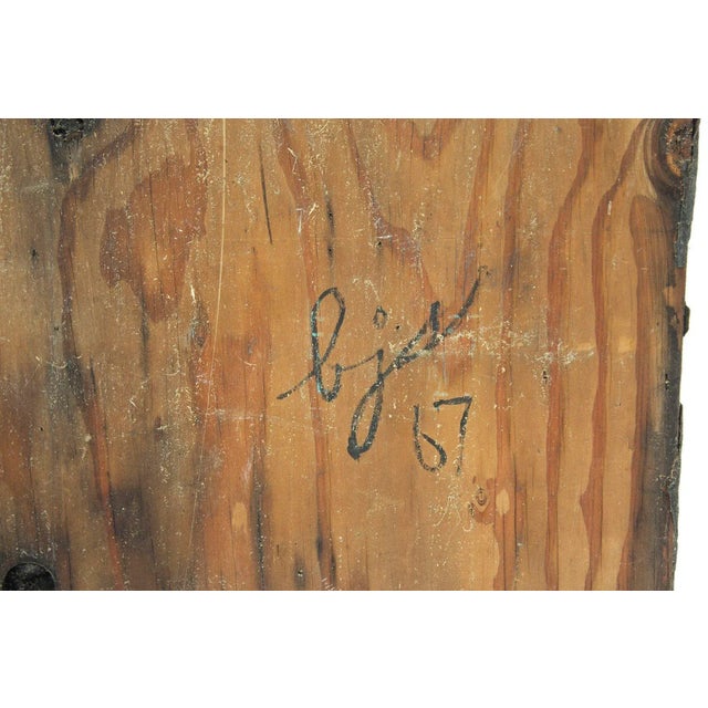 Wood Artist-Made Driftwood Bas Relief For Sale - Image 7 of 8