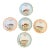 Set of Five Antique Limoge Fish Plates For Sale