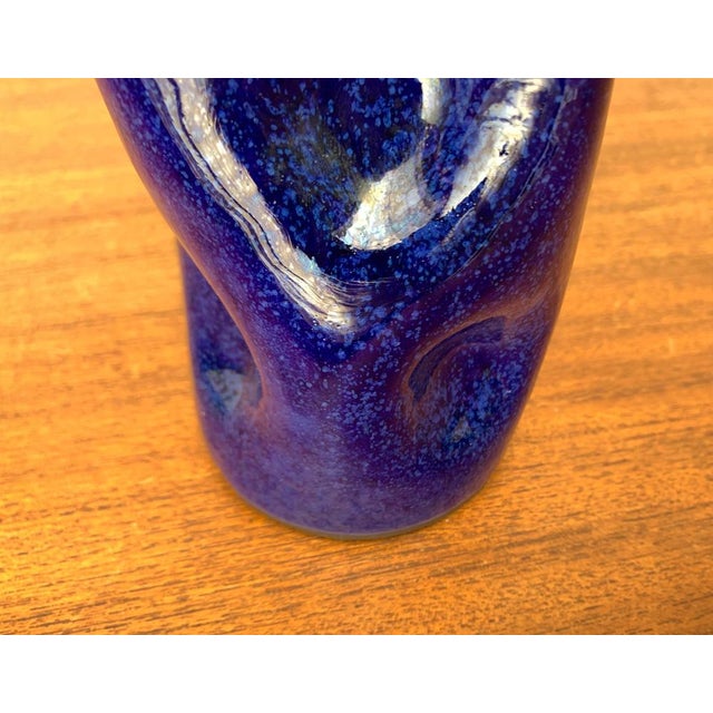 Mid-Century Pottery Vase with Organic Shape from BKW Böttger Keramik Wandsbek, Hamburg, Germany, 1960s For Sale - Image 13 of 18