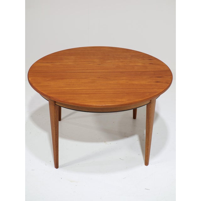 Model 55 Extendable Dining Table in Teak from Omann Jun, Denmark, 1960s For Sale - Image 12 of 18