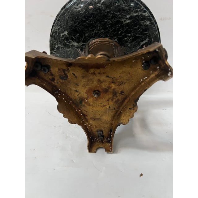 Bronze and Sea-Green Marble Trinket Tray, 1800s For Sale - Image 9 of 13