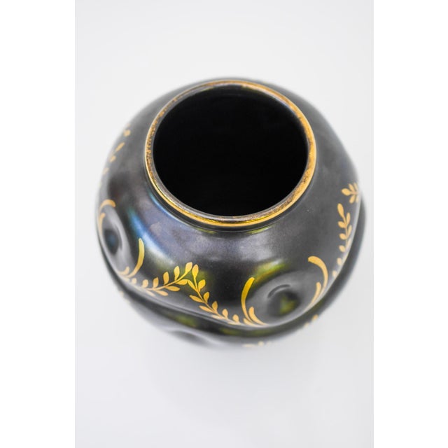 Swedish Grace Art Deco Vase by Harald Östergren for Upsala Ekeby, Sweden, 1930s For Sale - Image 9 of 16