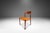 J.L. Møllers Møbelfabrik Set of Four 4 Bespoke Møller Model #71 Dining Chairs in Teak & Leather Attributed to Niels Møller for j.l. Møllers Møbelfabrik, Denmark, 1960s For Sale - Image 4 of 12