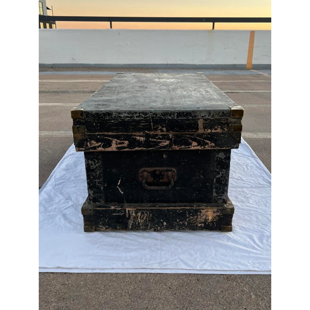Early 19th Century Antique English Shipwright’s Chest For Sale - Image 5 of 12