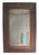 Circa 1835 American Empire period mirror. Fine example of mahogany veneer on white pine. Ogee molded form. Original mirror...