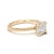 Stones: diamond round brilliant cut .15 ctw Ring Size: 5 Rise Off Of Finger: 7 mm Width: 6.9 mm (2 mm cable) Weight: 2.3...