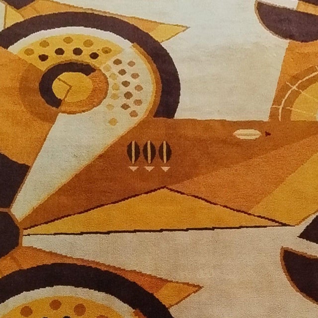 French Constructivist Pure Wool Rugs, 1950s, Set of 2 For Sale - Image 17 of 18
