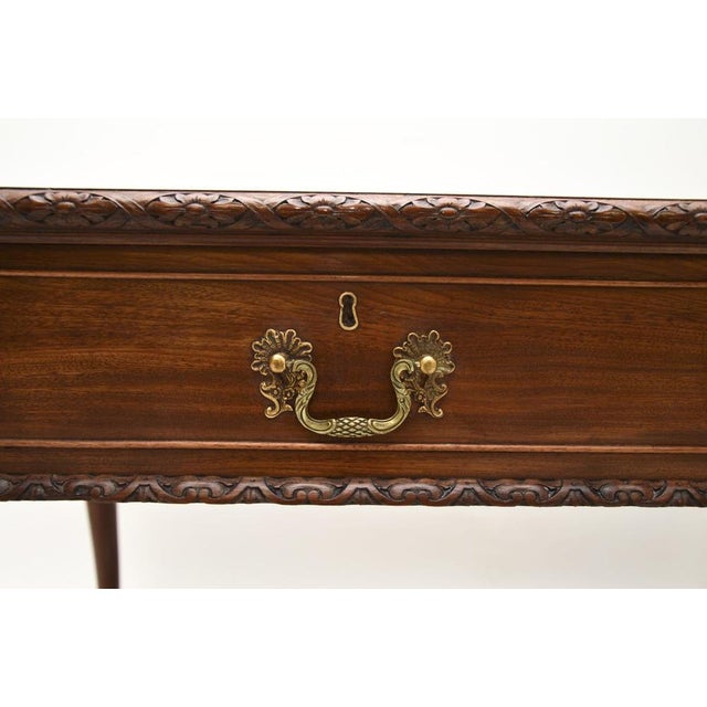 Antique Chippendale Revival Desk from Gillows, 1890s For Sale - Image 14 of 16