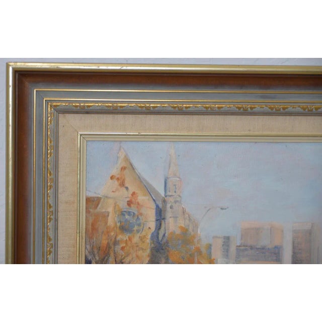 Impressionist City Scene by A. Neate For Sale - Image 4 of 9