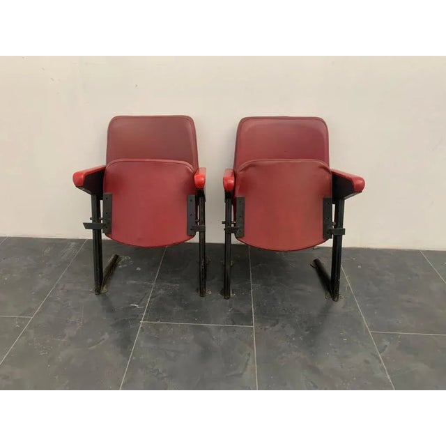 Black Set of Cinema Chairs from Rima, 1970s For Sale - Image 8 of 13