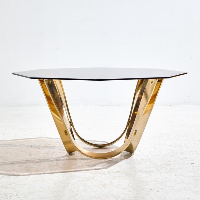 Brass Coffee Table by Roger Sprunger for Dunbar, 1970s For Sale - Image 3 of 18
