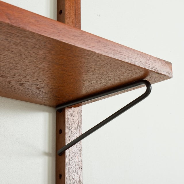 Vintage Scandinavian Wall Unit with Console in the style of Poul Cadovius, 1960s For Sale - Image 11 of 15