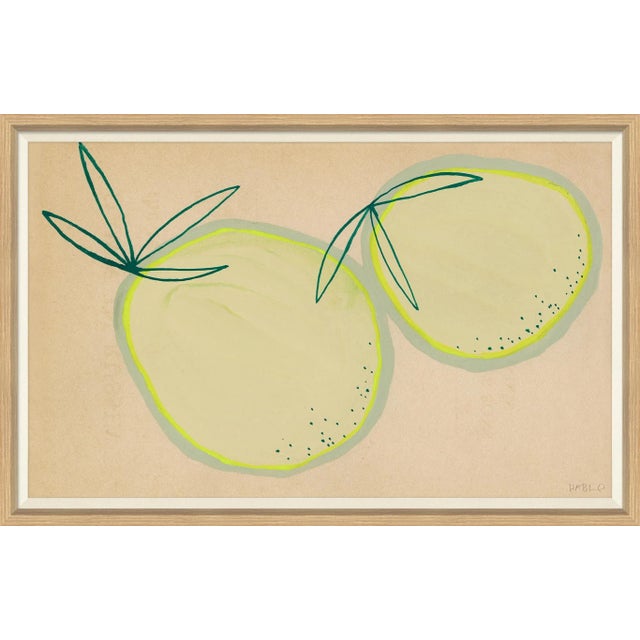 Contemporary Osage Orange Framed Art Print by Susan Hable For Sale - Image 3 of 3