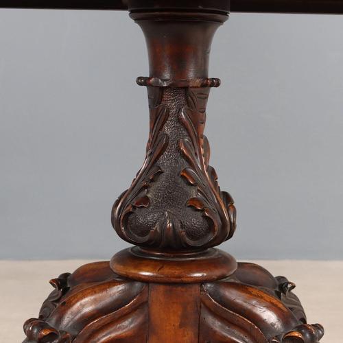 Wood Side Table, Italy, Mid-19th Century For Sale - Image 7 of 10