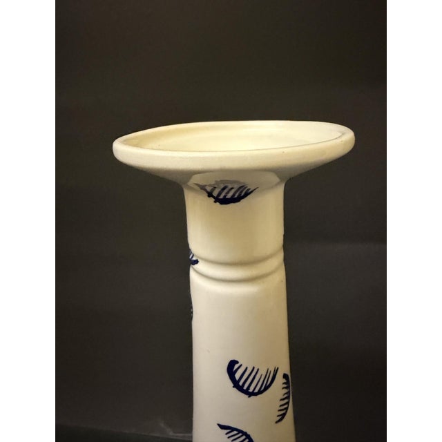 Vintage Este Ceramiche for Tiffany & Co. Italian Majolica Candlestick Holder For Sale - Image 10 of 13