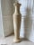 Art Deco Vintage 1980’s Faux Goatskin / Parchment Floor Lamp For Sale - Image 3 of 11
