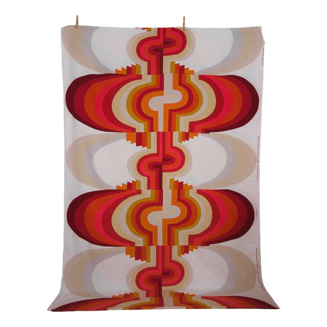 Vintage Omahar Fabric Panel by Francisca Reichardt for Knoll International, 1971 For Sale