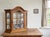 Authentic Dutch mid-century wall-mounted display cabinet / curio vitrine, crafted in the Netherlands during the 1950s from...